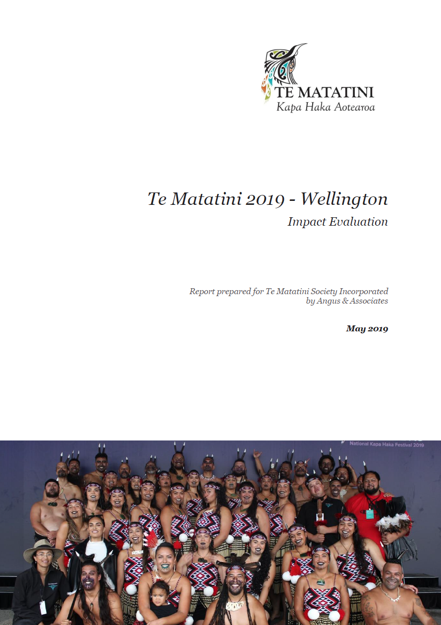 2019 Te Matatini Impact Evaluation Report